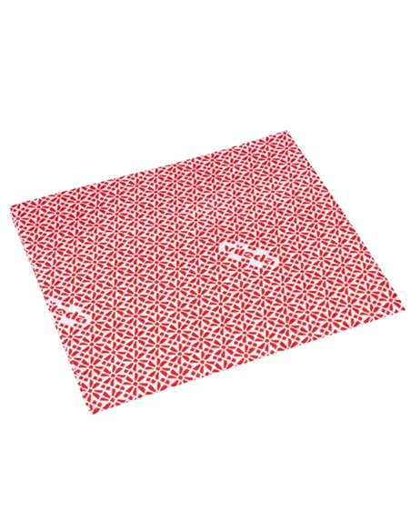 PACK 20 Panni multiuso con proprietA' antibatteriche 36X42CM WIPRO rosso VILEDA 137003