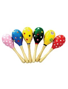Coppia di maracas in legno CWR 11891