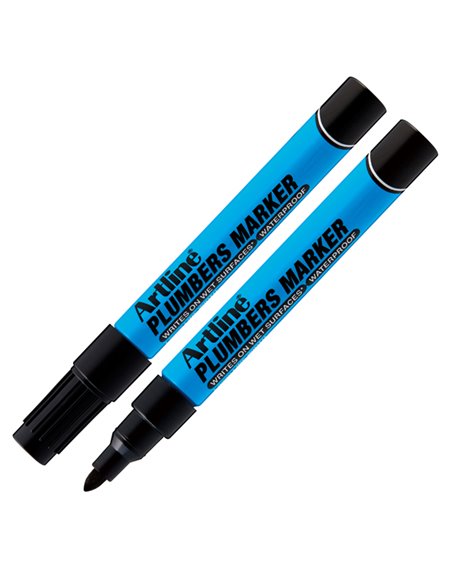 Marcatore permanente speciale per idraulica artline punta 1,5mm tonda nero APLM/N ARTLINE SPECIALI (CD-VETRO-TESSUTI-ECC.)