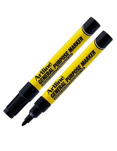 Marcatore permanente speciale multiuso p. tonda 1,5mm nero artline AGPM/N ARTLINE SPECIALI (CD-VETRO-TESSUTI-ECC.)