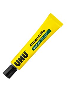 Colla UHU Attaccatutto senza solventi 20ml in blister 34301 UHU COLLE SPECIALI 2