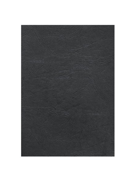 100 Copertine A4 cartoncino groffrato semilpelle 250g nero Fellowes 5370405 FELLOWES CARTELLINE E COPERTINE PER RILEGATURE