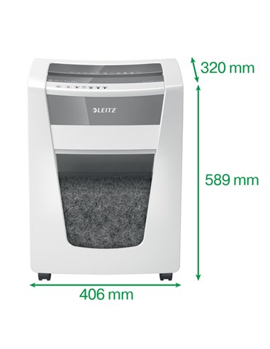 Distruggidocumenti a frammenti Office Pro P4 Leitz IQ 80060000 LEITZ A FRAMMENTI E MICROFRAMMENTI