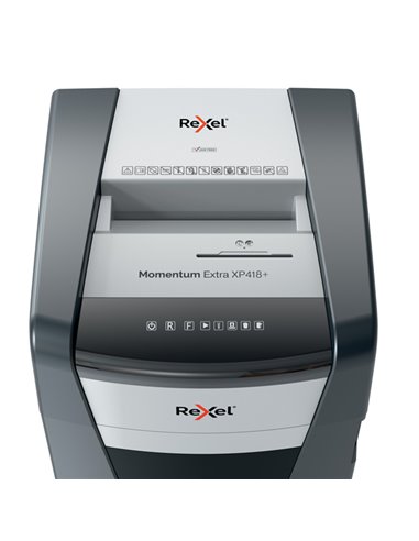 Distruggidocumenti a frammenti Momentum Extra XP418+ P4 EU Rexel 2021418XEU REXEL A FRAMMENTI E MICROFRAMMENTI