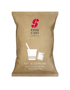 Serving Kit 50 bicchierini +50 bustine zucchero +50 palettine EssseCaffE' PF 2022 ESSSE CAFFE' CAFFE E BEVANDE CALDE