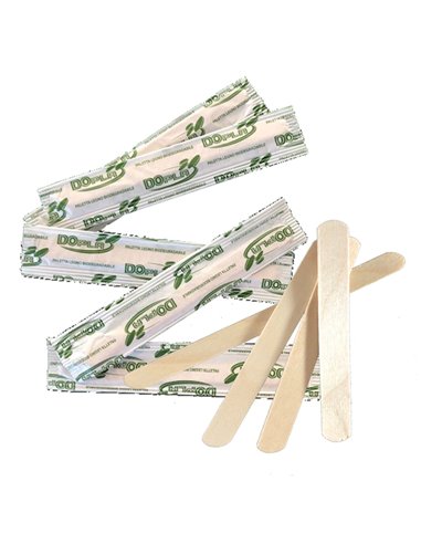 50 Palette in legno imbustate singolarmente 10,5cm Dopla Green 05049 DOPLA CAFFE E BEVANDE CALDE