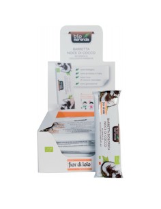 Barretta noce di cocco ricoperta di cioccolato fondente 30gr -stagionale 0700376 Biomerenda SNACK DOLCI-SALATI