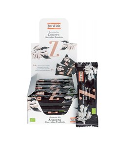 Barretta allo zenzero e cioccolato fondente 30gr Fior di loto - stagionale 0700385 Fior di loto SNACK DOLCI-SALATI