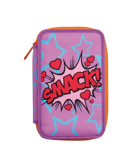 Astuccio 3 zip 13x20x7,5cm colori e fantasie assortiti Carioca 42807