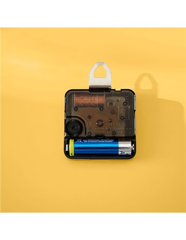 Orologio da parete silenzioso in vetro giallo Cosy Leitz 90170019
