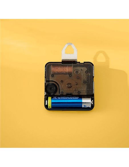 Orologio da parete silenzioso in vetro giallo Cosy Leitz 90170019