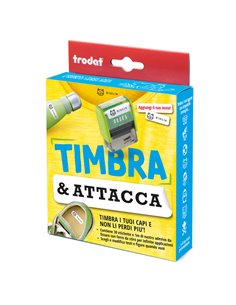 Kit TimbraAttacca per stampa su tessuti ed etichette Trodat 180221