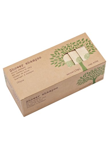 Confezione da 150 Bustine bagnodoccia Shampoo 10ml Linea Cortesia Natura W3336