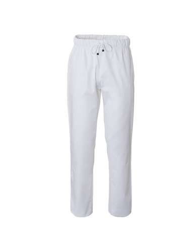 Pantalone da cuoco Plutone Tg. L bianco Q8P00193-C01-L