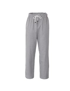 Pantalone da cuoco Plutone Tg. M bianco a quadretti neri Q8P00195-Q32-M