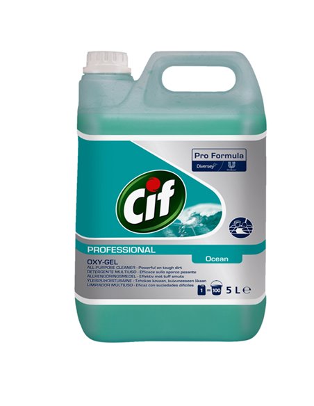 Cif Oxy Gel per pavimenti 5Lt 7517870 CIF DETERGENTI-DETERSIVI PER PULIZIA