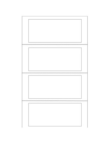 Scatola 400 etichette adesive in modulo 140x60mm TT951-2 per passaggi proprietA' X200TT951-2 MARKIN IN MODULO CONTINUO