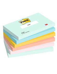 Cf. 6pz blocco 100fg. Post-it® 76x127mm 655-BEA Beachside 7100259082