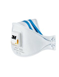 Scatola 10 mascherine 3M™ Aura™ 9322+ FFP2 con valvola 7100140882 3M DPI PER LE VIE RESPIRATORIE