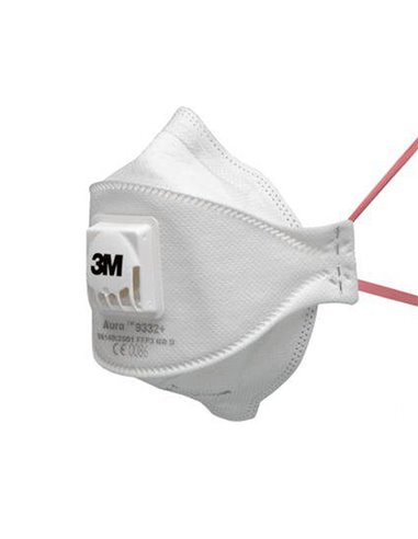 Scatola 10 mascherine 3M™ Aura™ 9332+ FFP3 con valvola 7100258913