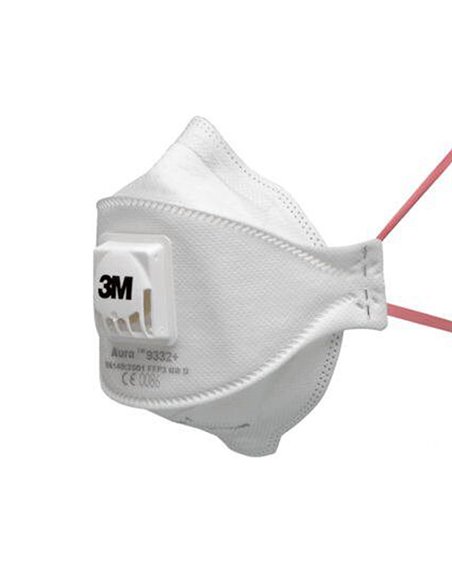 Scatola 10 mascherine 3M™ Aura™ 9332+ FFP3 con valvola 7100258913