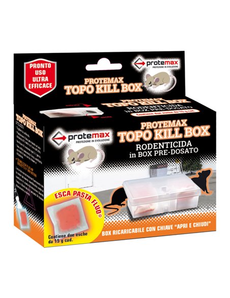 Box Topo kill esca rodenticida Protemax PROTE031 Protemax RODENTICIDI
