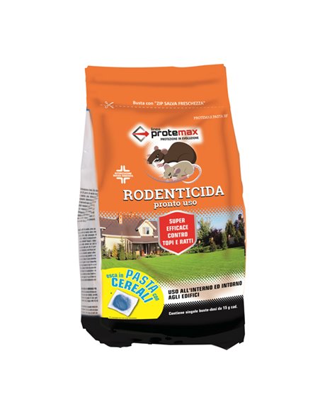 Busta rodenticida da 1,53kg pasta blu Protemax PROTE021 Protemax RODENTICIDI