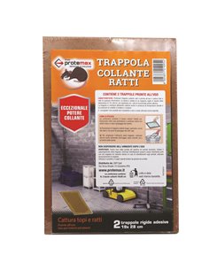 Blister 2 tavole collanti per ratti Protemax PROTE059 Protemax RODENTICIDI