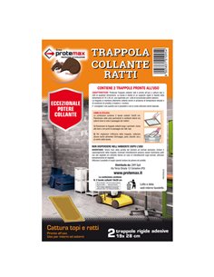 Blister 2 tavole collanti per ratti Protemax PROTE059 Protemax RODENTICIDI 2