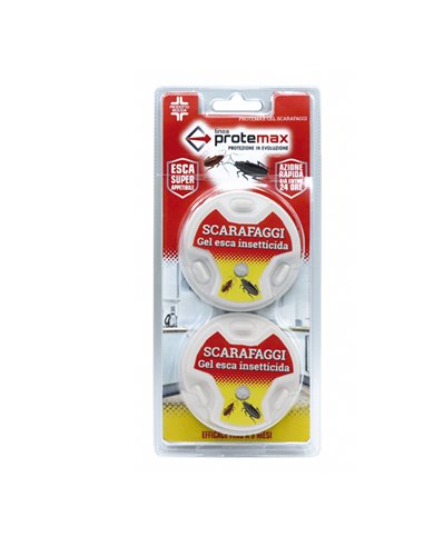 Blister 2 esche gel per scarafaggi Protemax PROTE317