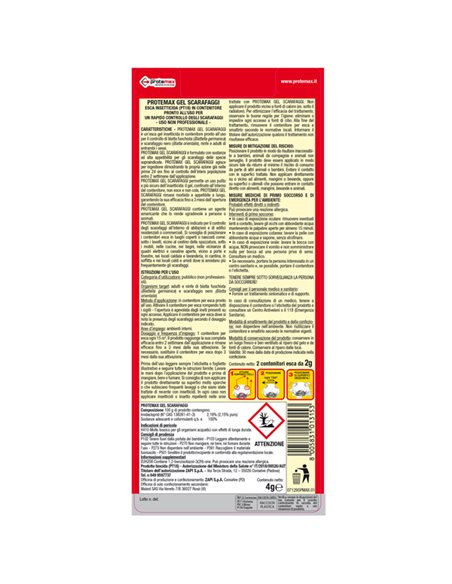 Blister 2 esche gel per scarafaggi Protemax PROTE317