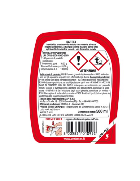Insetticida multinsetto trigger 500ml Protemax PROTE300