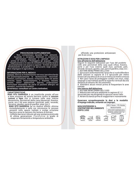 Spray ambiente insetticida antizanzare 500ml Protemax PROTE220