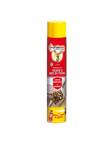 Insetticida spray vespe e nidi di vespa 750ml Protemax PROTE250