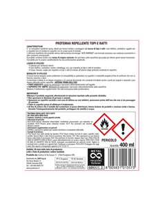 Repellente topi e ratti 400ml Protemax PROTE510 Protemax RODENTICIDI 2