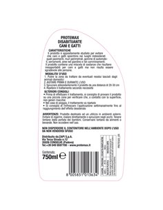 Disabituante cani e gatti 750ml Protemax PROTE502 2