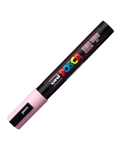 Marcatore UNI POSCA PC5M p.media 1,8-2,5mm rosa chiaro UNI MITSUBISHI M PC5M RAC 2