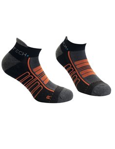 Pack 2 paia di calze fantasmino cervinia taglie 36-39 blu arancio HH082YZ39