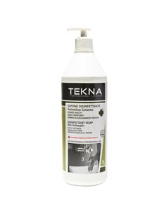 Sapone disinfettante senza profumo con dispenser 1lt Tekna K014