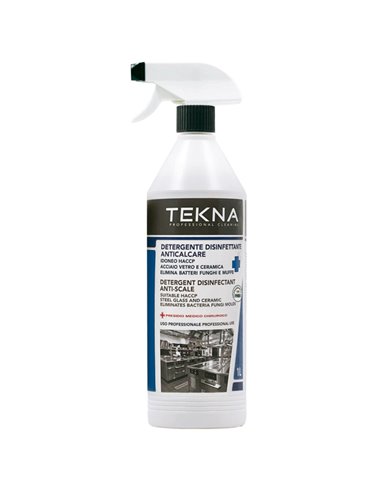 Detergente disinfettante anticalcare senza profumo 1lt Tekna K010