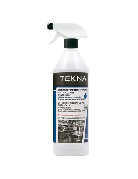 Detergente disinfettante anticalcare senza profumo 1lt Tekna K010