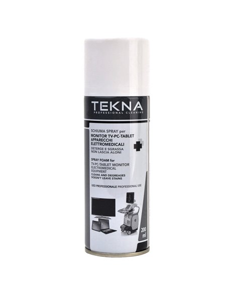 Schiuma spray per monitor- pc - tablet - tv - 200ml Tekna K022