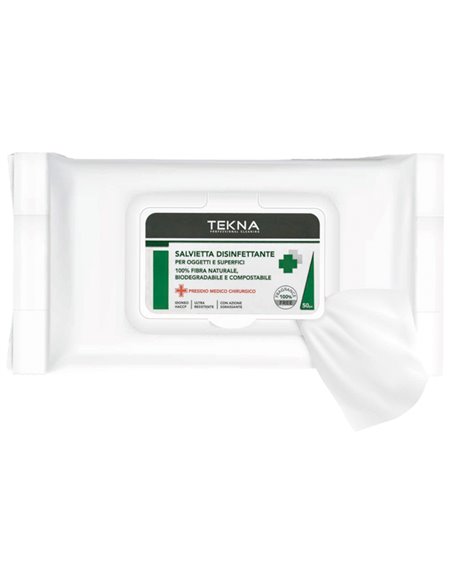 Flow pack 50 salviette disinfettanti per superfici Tekna K026 Tekna DETERGENTI-DETERSIVI PER PULIZIA