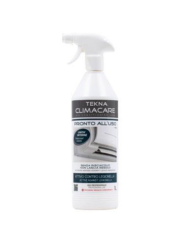 Detergente disinfettante pronto all’uso per climatizzatori 1l Climacare Tekna K020