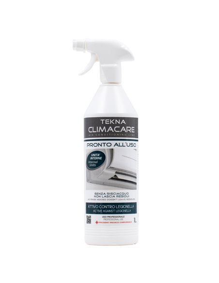 Detergente disinfettante pronto all’uso per climatizzatori 1l Climacare Tekna K020