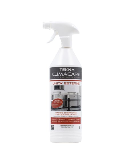 Detergente spray unitA' esterne 1l climacare tekna K021