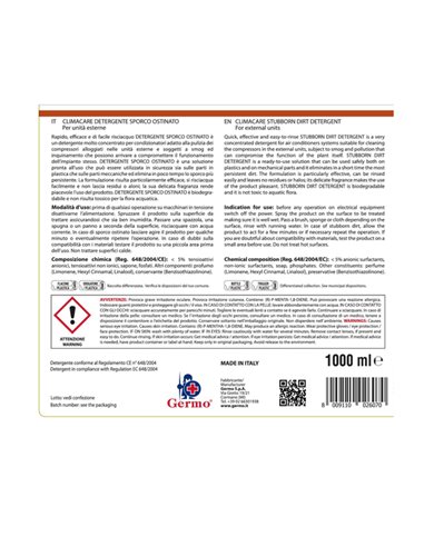 Detergente spray unitA' esterne 1l climacare tekna K021
