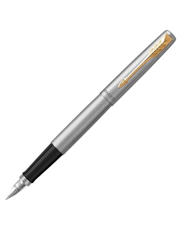 Gift Set DUO Jotter stainless steel GT sfera+ stilografica M Parker 2093257 PARKER SFERE E MULTIFUNZIONE