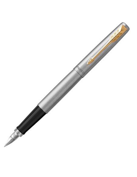 Gift Set DUO Jotter stainless steel GT sfera+ stilografica M Parker 2093257 PARKER SFERE E MULTIFUNZIONE