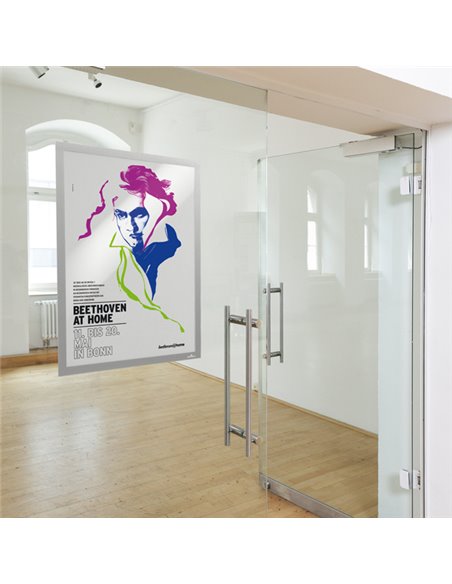 Cornice adesiva Duraframe® Poster A2 42x59,4cm argento 5053-23 DURABLE 5053-23 DURABLE CORNICI DA PARETE E SUPPORTI
